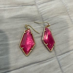 Hot pink Kendra Scott earrings